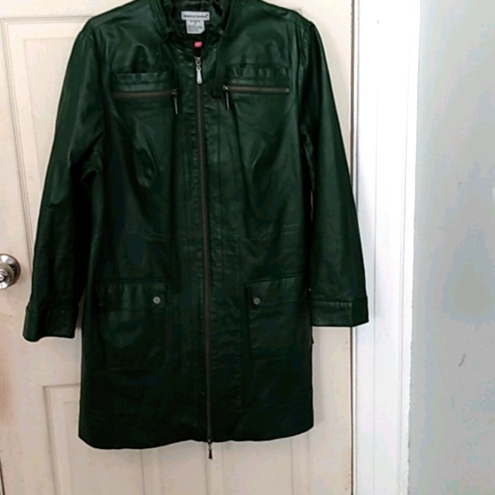 Leather jacket (midi)